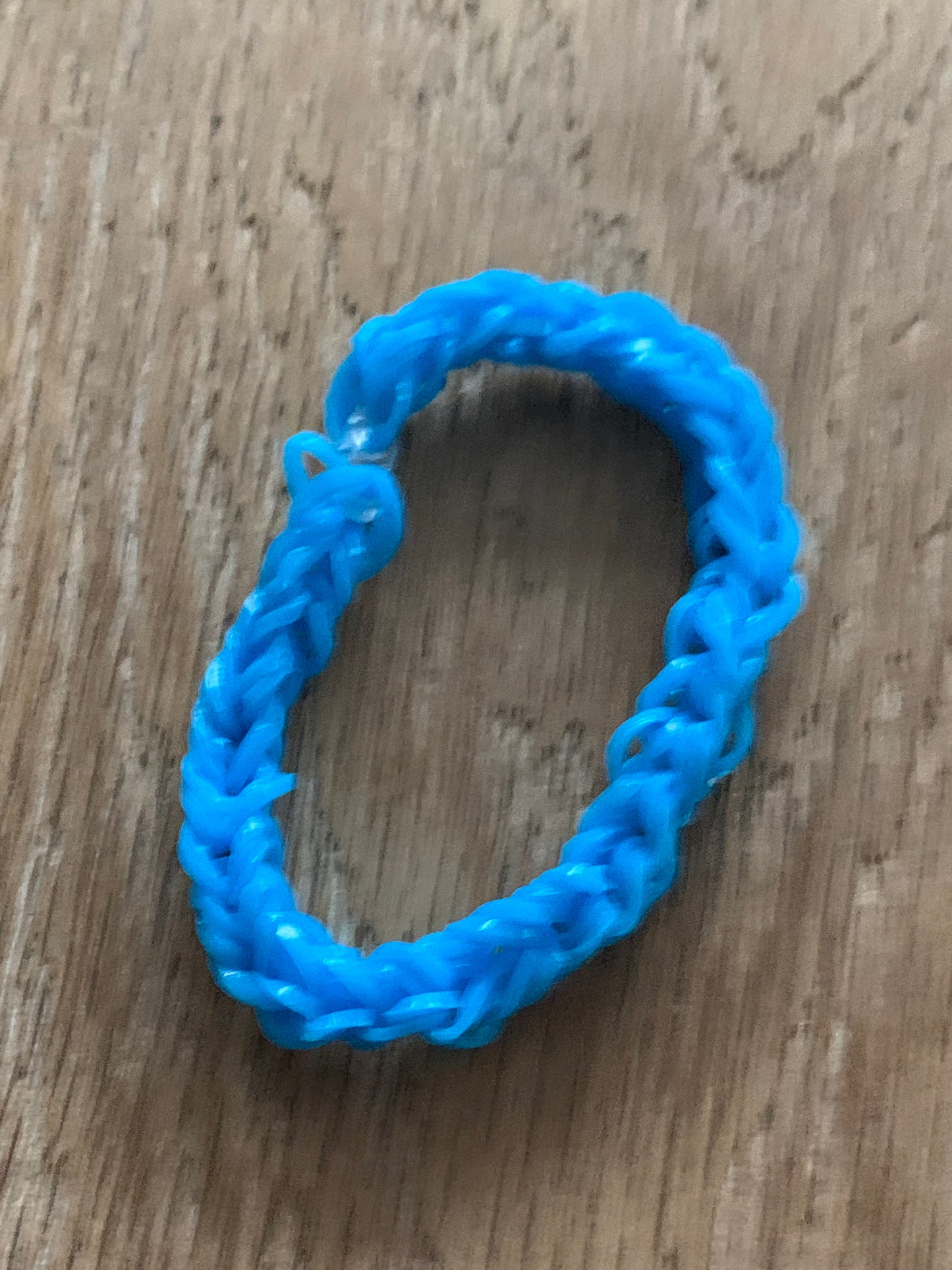 Loom band blue bracelet